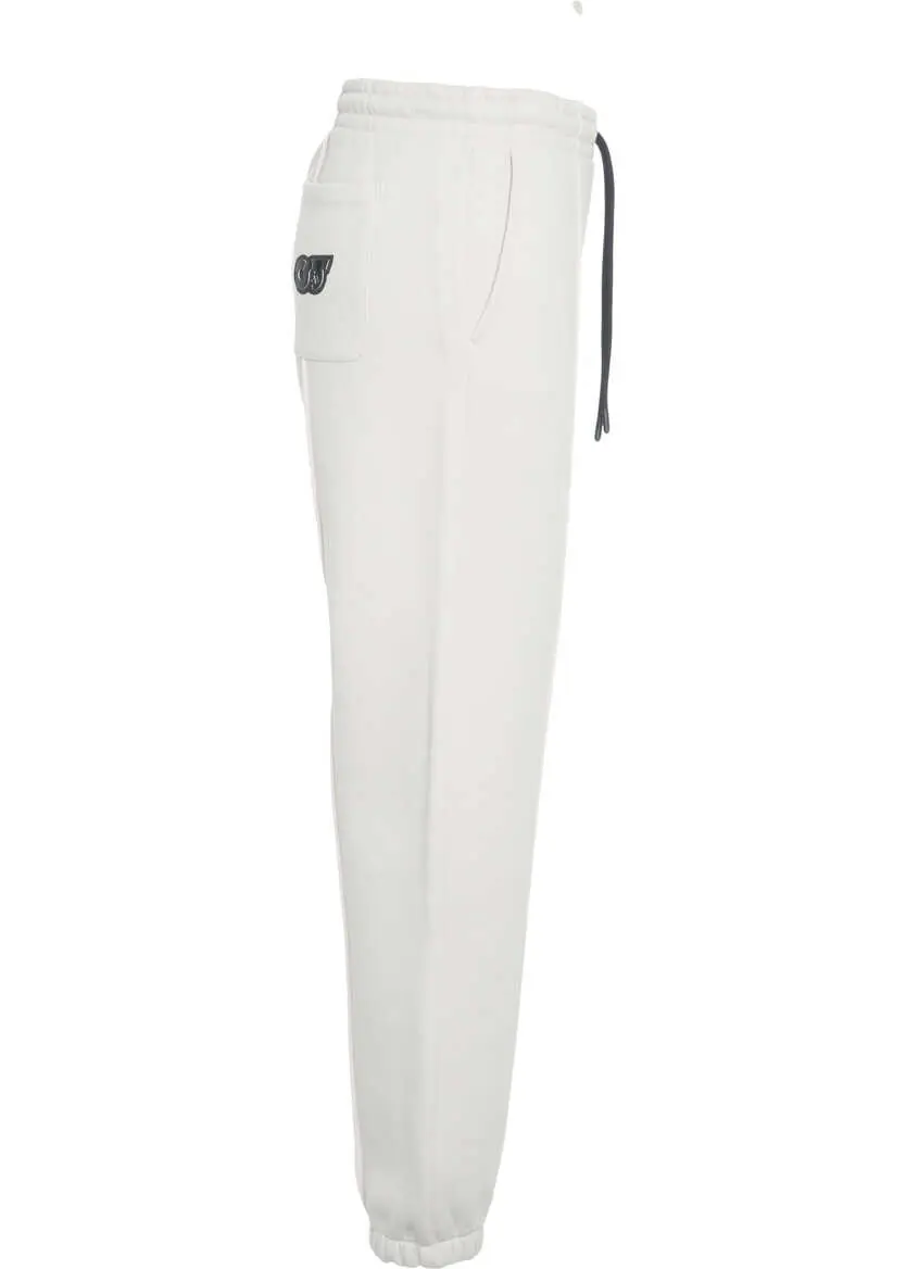 Pantaloni de trening AlphaTauri Joggers with logo detail White Femei (BM 19031440) 3
