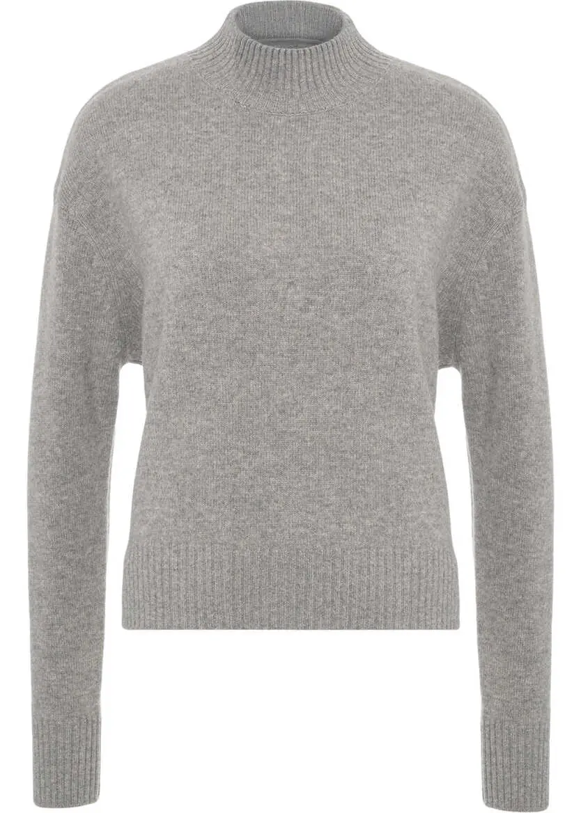 Pulovere Kaos Wool sweater with stand-up collar Grey Femei (BM 19031443) 2