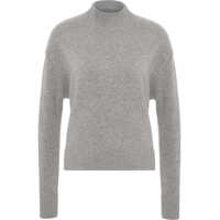 Pulovere Wool sweater with stand-up collar Femei