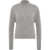 Kaos Wool sweater with stand-up collar Grey
