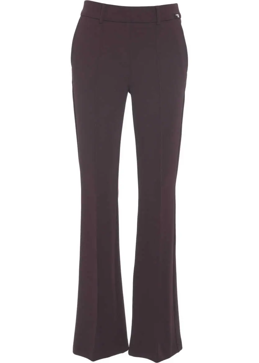 Pantaloni office Cambio Flared trousers with stitched creases Red Femei (BM 19031446) 2