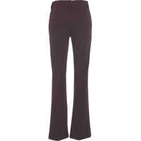 Pantaloni office Dama - Pantaloni office Cambio Flared trousers with stitched creases Red Femei (BM 19031446) - B-mall.ro