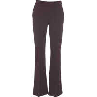 Pantaloni office Flared trousers with stitched creases Femei