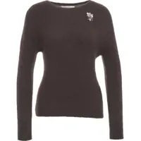 Pulovere Sweater with brooch Femei