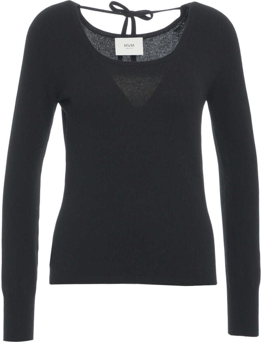 Pulovere MVM Cashmere sweater Black Femei (BM 19031455) 2