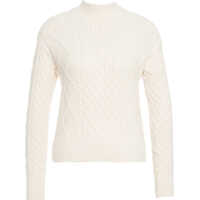 Pulovere Sweater with cable knit pattern Femei