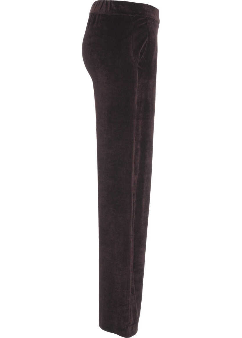 Pantaloni de trening Majestic Filatures Wide leg joggers Brown Femei (BM 19031464) 3