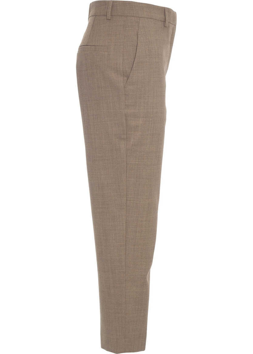 Pantaloni office Otto d ame Chino pants Brown Femei (BM 19031470) 3