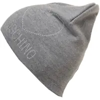 Caciuli Moschino Knit beanie with rhinestone application