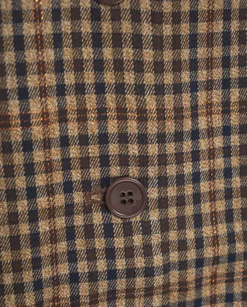 Rochii scurte Liu Jo White Check mini dress Brown Femei (BM 19031485) 5