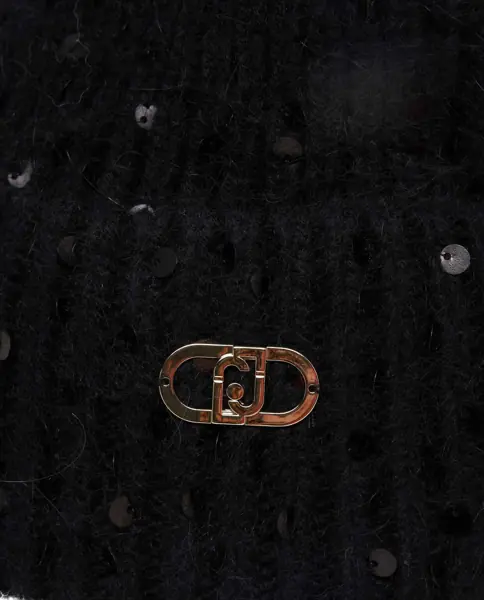 Caciuli Liu Jo Beanie BEANIE FULL PAILLETT Black Femei (BM 19031494) 5