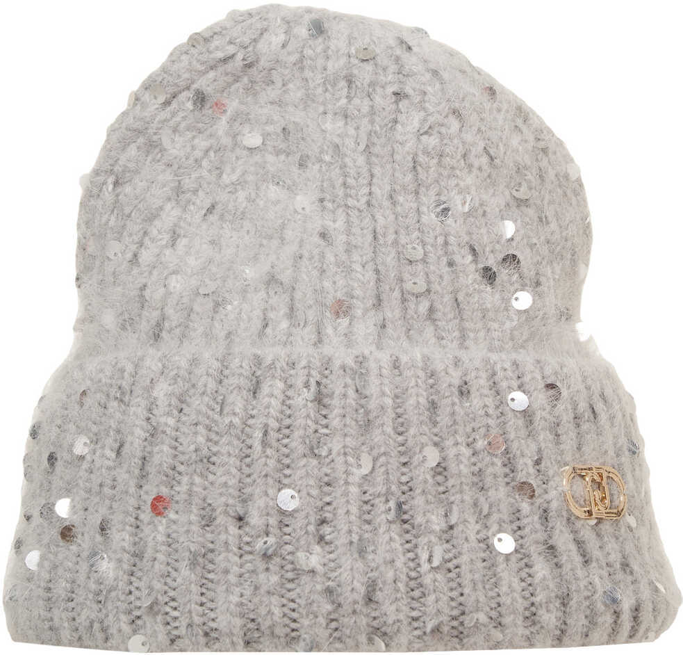 Caciuli Liu Jo Beanie BEANIE FULL PAILLETT Grey Femei (BM 19031494) 1