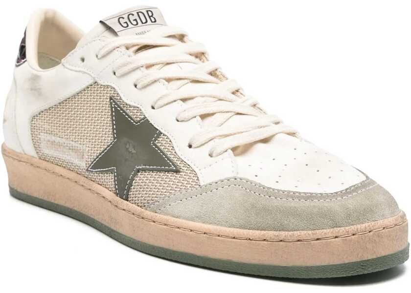 Sneakers Golden Goose Sneakers Ball Star Double Quarter Beige Barbati (BM 19031572) 2