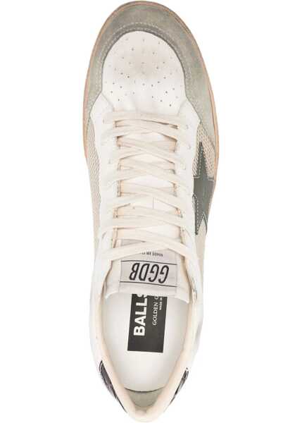 Sneakers Golden Goose Sneakers Ball Star Double Quarter Beige Barbati (BM 19031572) 4