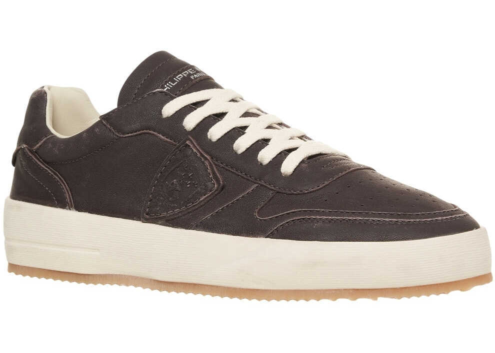 Sneakers Philippe Model Sneakers Nice Low Brown Barbati (BM 19031575) 7