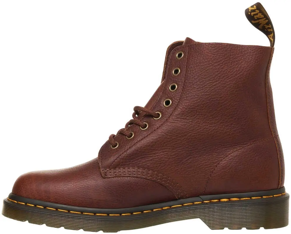Ghete Dr. Martens Leather lace-up boots 1460 Pascal Red Barbati (BM 19031581) 4