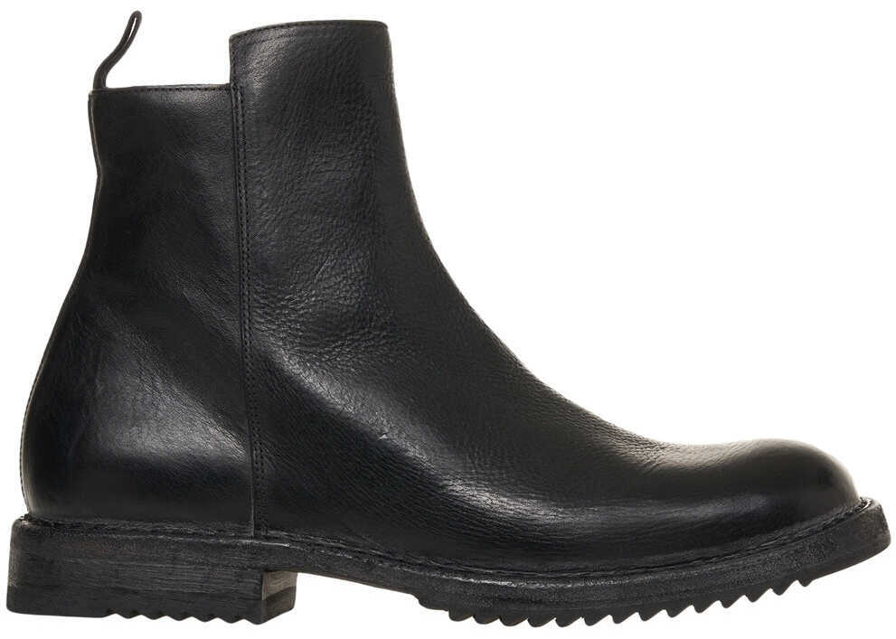 Ghete MOMA Leather boots Rick Black Barbati (BM 19031590) 2