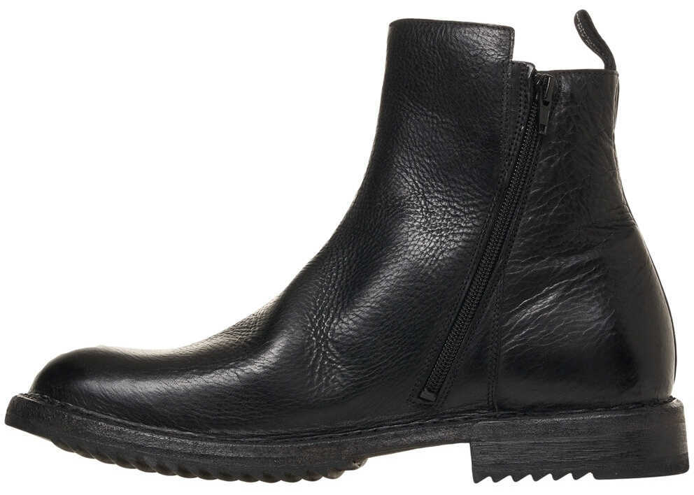 Ghete MOMA Leather boots Rick Black Barbati (BM 19031590) 5