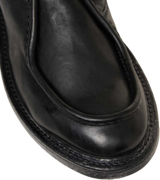 Mocasini MOMA Leather lace-up shoes Bristol Black Barbati (BM 19031593) 5