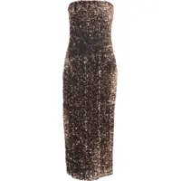 Rochii lungi Midi dress with sequin application Femei