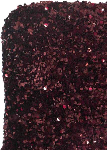 Rochii lungi Gender Midi dress with sequin application Red Femei (BM 19031611) 4