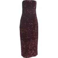Rochii lungi Midi dress with sequin application Femei