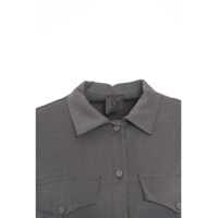 Rochii lungi Dama - Rochii lungi OBLO UNIQUE Midi dress with bow details Grey Femei (BM 19031614) - B-mall.ro