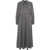 OBLO UNIQUE Midi dress with bow details Grey