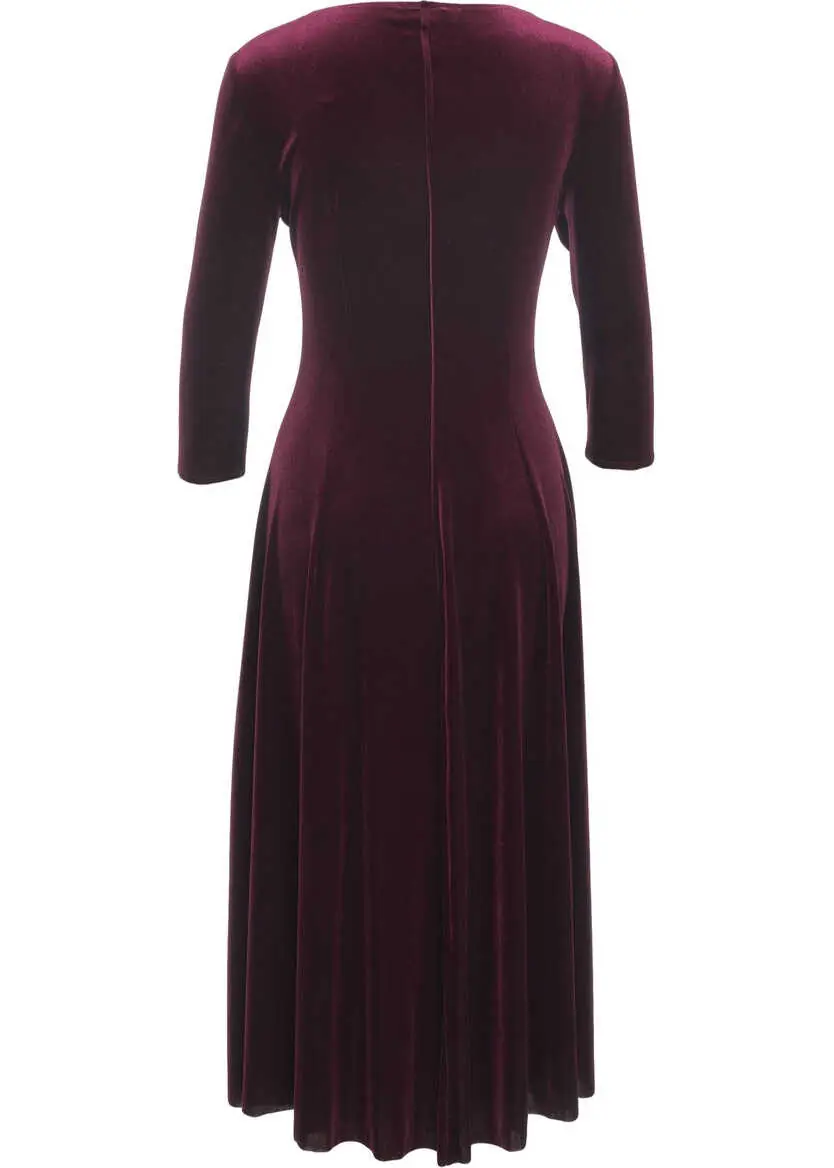 Rochii lungi Gender Velvet maxi dress Red Femei (BM 19031638) 3
