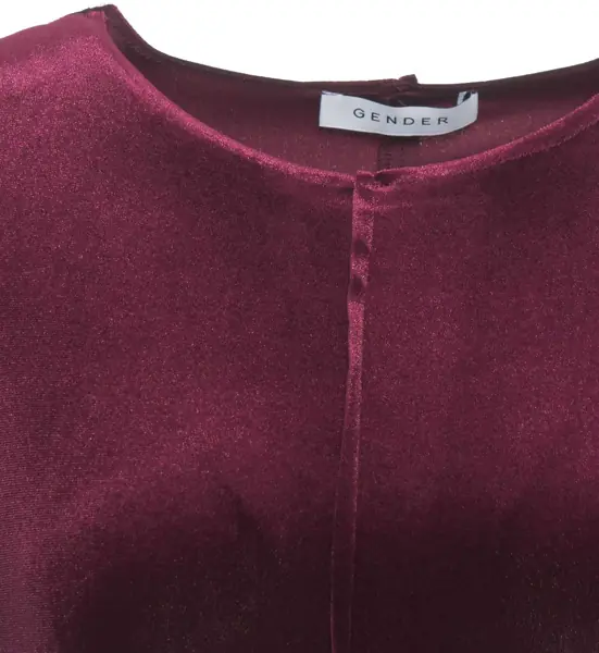 Rochii lungi Gender Velvet maxi dress Red Femei (BM 19031638) 8