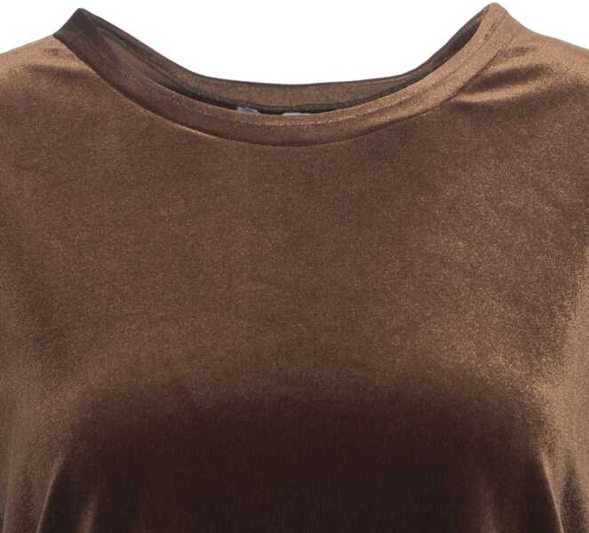 Tricouri Gender T-Shirt with Round Neck Bronze Femei (BM 19031641) 6