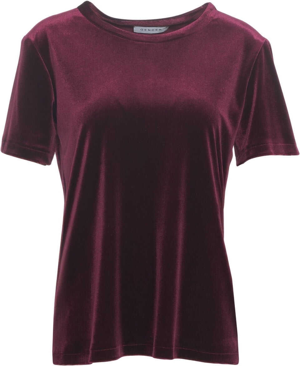 Tricouri Gender T-Shirt with Round Neck Red Femei (BM 19031641) 2