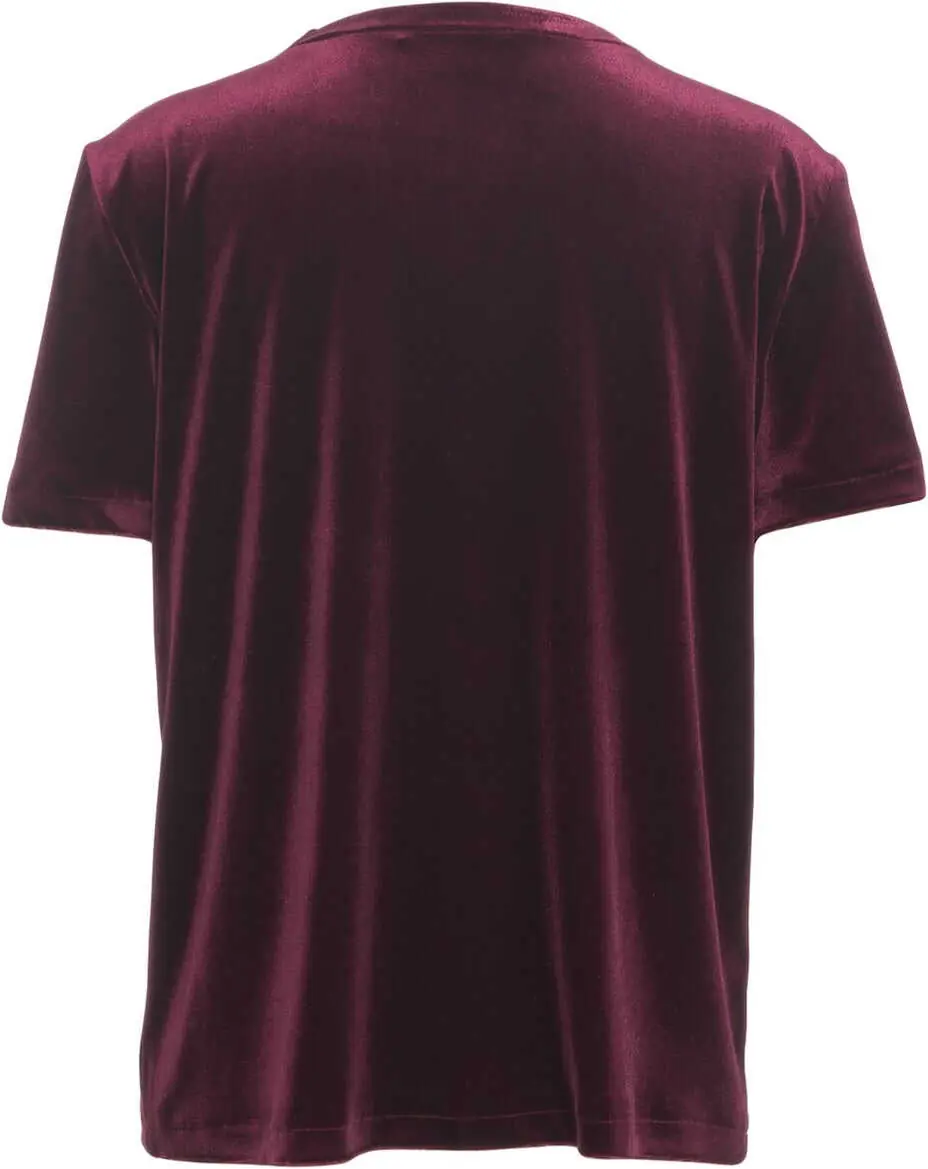 Tricouri Gender T-Shirt with Round Neck Red Femei (BM 19031641) 3