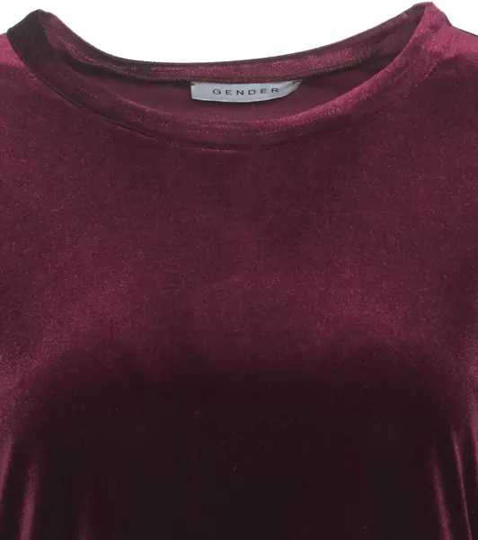 Tricouri Gender T-Shirt with Round Neck Red Femei (BM 19031641) 4