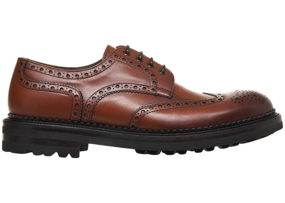 Mocasini GREEN GEORGE Leather lace-up shoes Brown Barbati (BM 19031659) 2