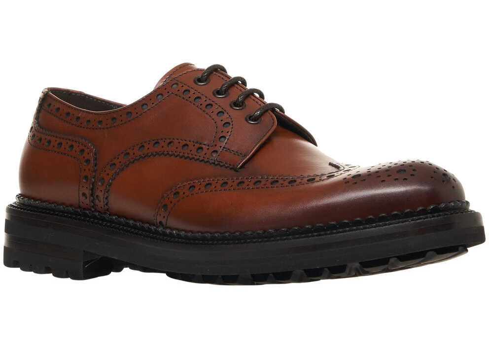 Mocasini GREEN GEORGE Leather lace-up shoes Brown Barbati (BM 19031659) 3