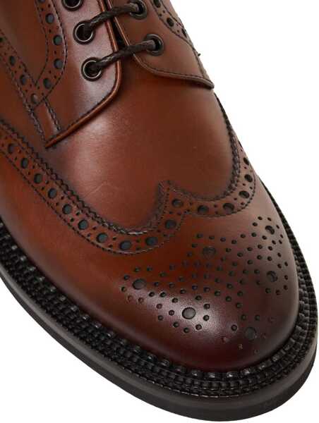 Mocasini GREEN GEORGE Leather lace-up shoes Brown Barbati (BM 19031659) 5