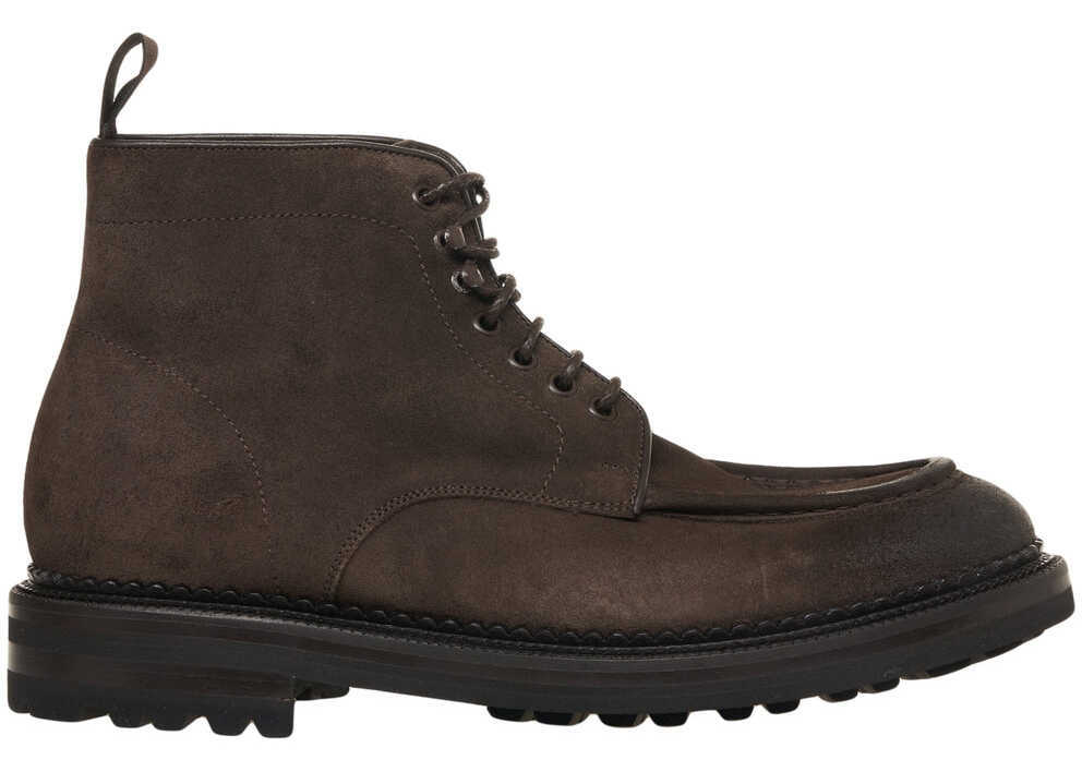 Ghete GREEN GEORGE Suede lace-up boots Brown Barbati (BM 19031662) 2