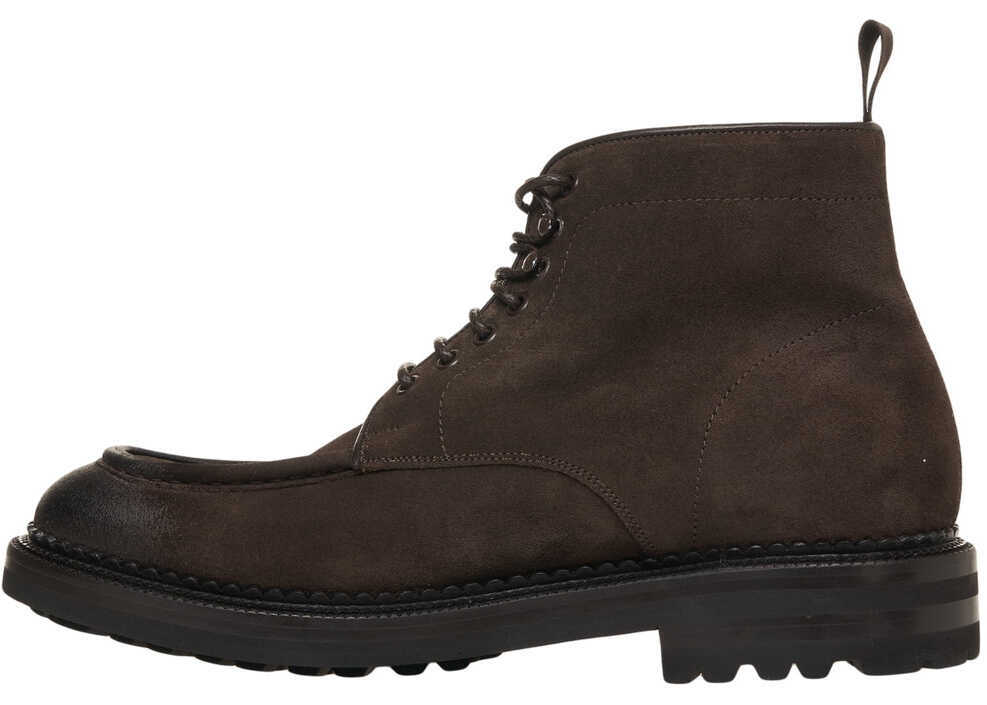 Ghete GREEN GEORGE Suede lace-up boots Brown Barbati (BM 19031662) 5