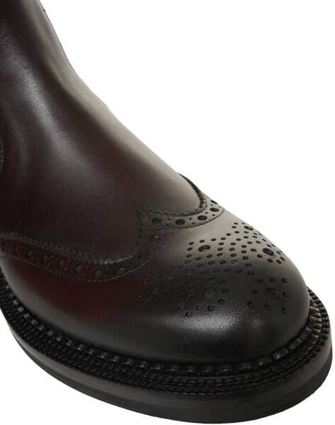 Ghete GREEN GEORGE Leather Chelsea boots Brown Barbati (BM 19031665) 6