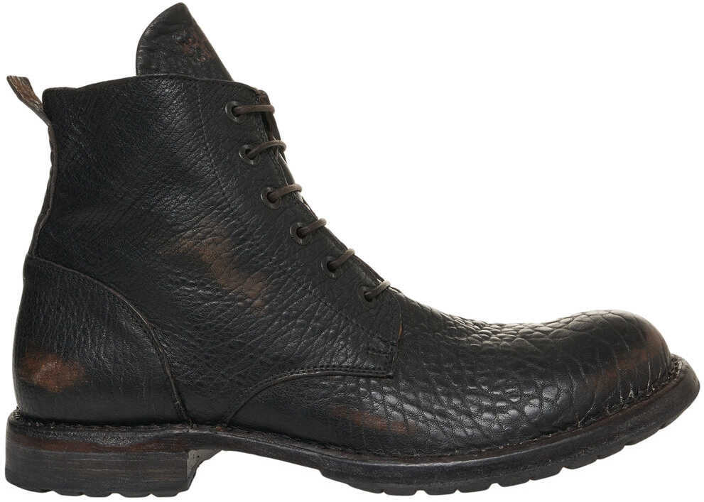 Ghete MOMA Boots in grained leather Black Barbati (BM 19031671) 2