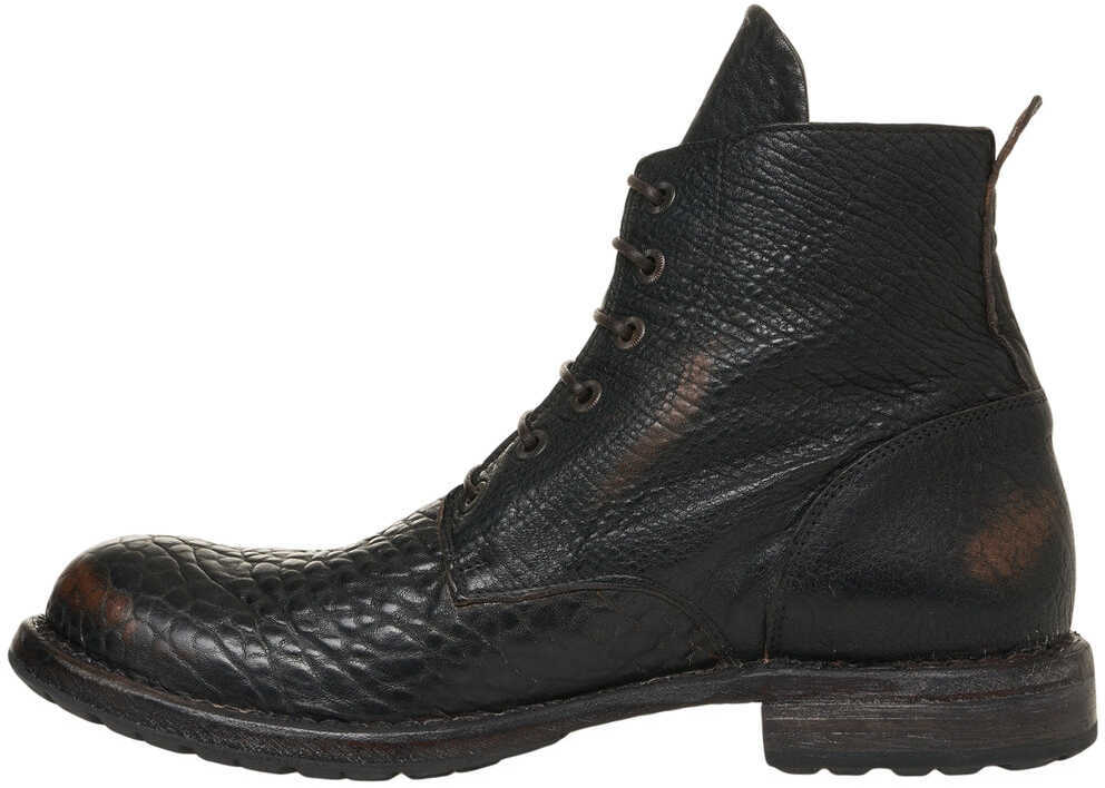 Ghete MOMA Boots in grained leather Black Barbati (BM 19031671) 4