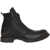 MOMA Boots in grained leather Black