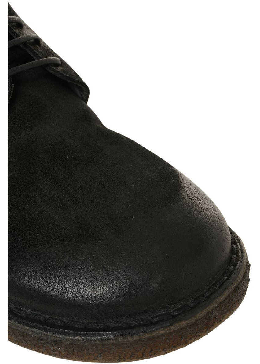Mocasini MOMA Suede lace-up shoes Black Barbati (BM 19031674) 5