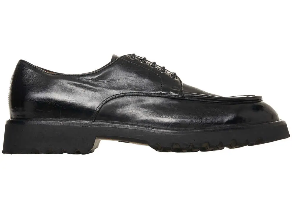 Mocasini GREEN GEORGE Leather lace-up shoes Black Barbati (BM 19031698) 2