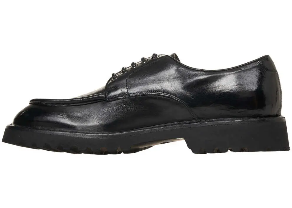 Mocasini GREEN GEORGE Leather lace-up shoes Black Barbati (BM 19031698) 5