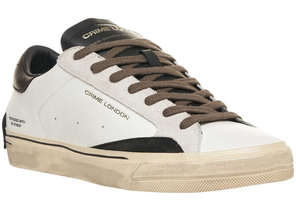 Sneakers Crime London Sneakers Distressed White Barbati (BM 19031716) 3