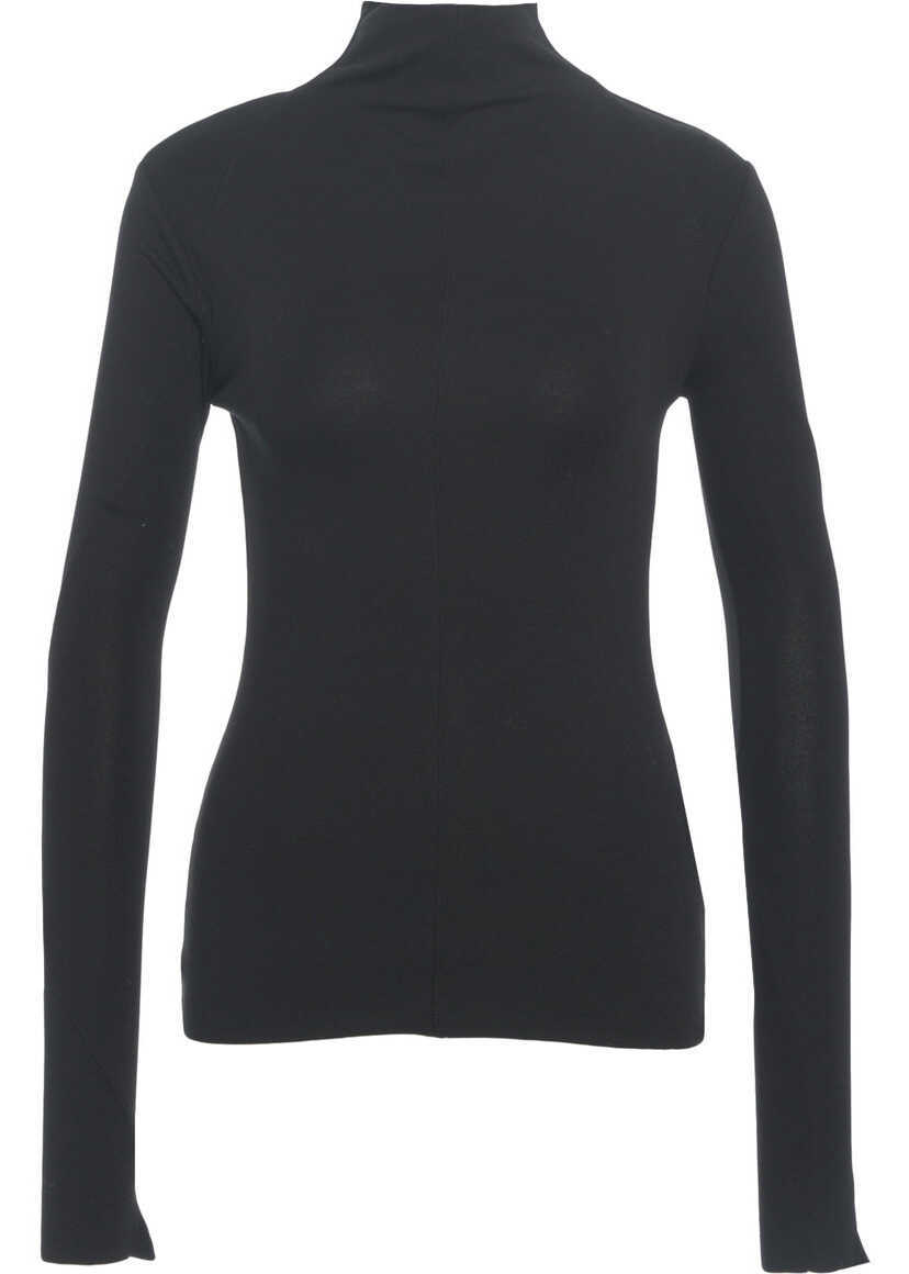 Pulovere Thom / Krom Roll-neck knit sweater Black Femei (BM 19031731) 2