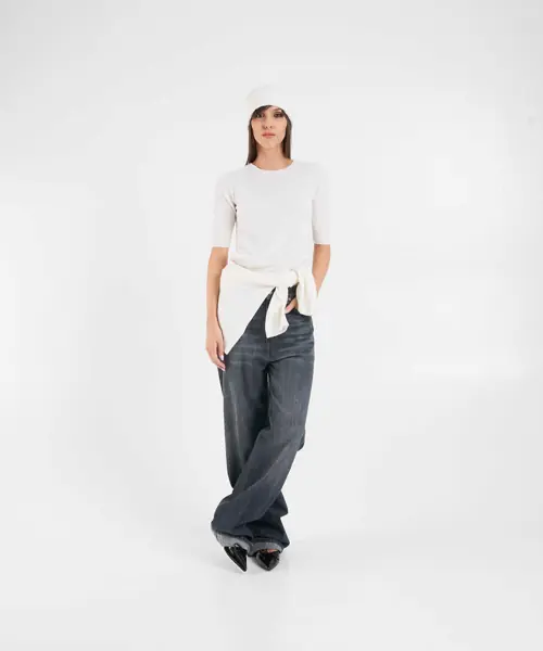 Pulovere MVM Cashmere sweater White Femei (BM 19031734) 4