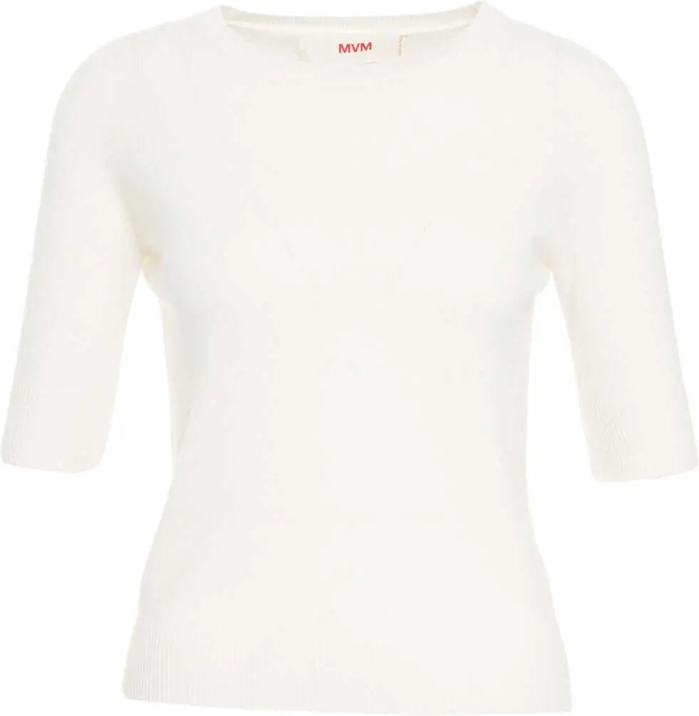 Pulovere MVM Cashmere sweater White Femei (BM 19031734) 8